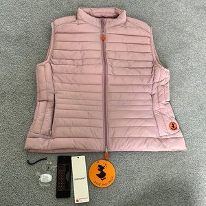 Womens Save the Duck rose pink vest
